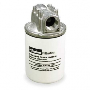Hydraulic Spin-on Filter 20 gpm Max. Flow, 150 psi Max. Pressure, Fiberglass, Aluminum